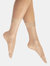 Silky Womens/Ladies Smooth Knit Ankle High (3 Pairs) (Nude)