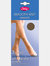 Silky Womens/Ladies Smooth Knit Ankle High (3 Pairs) (Nude) - Nude