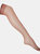 Silky Womens/Ladies Smooth Knit Knee Highs (2 Pairs) (Honey)