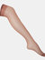 Silky Womens/Ladies Smooth Knit Knee Highs (2 Pairs) (Honey)