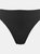Womens/Ladies Invisible Low Rise Dance Thong - Black