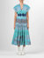 Adila Dress - Infinite Blue Stripe