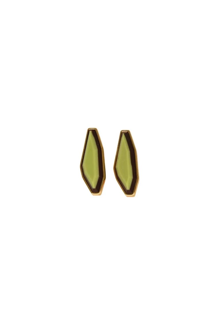 Badra Earrings - Lime - Lime