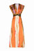 Ivanova Dress Orange Orchid Abstract - Orange Orchid Abstract