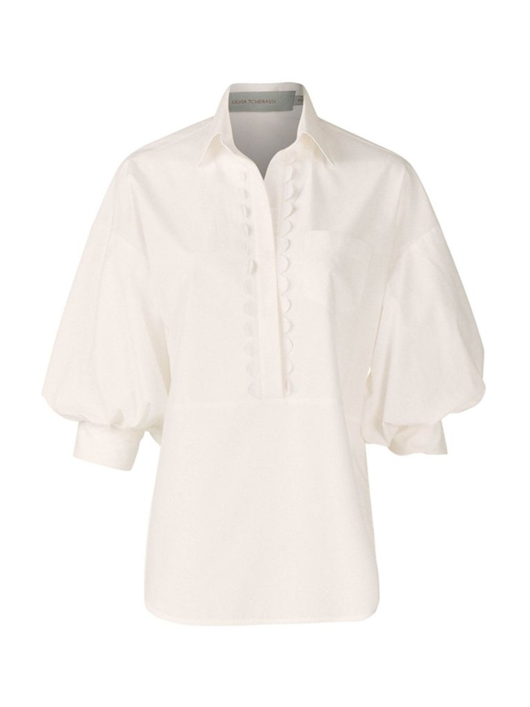 Manrola Blouse - White