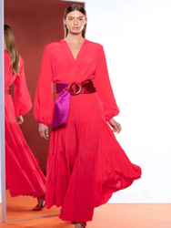 Sassari Dress - Magenta