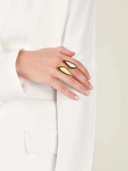 Suzie Ring - Lime-Gray