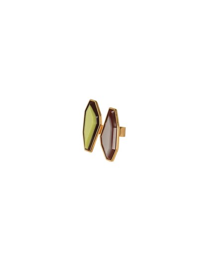 SILVIA TCHERASSI Suzie Ring - Lime-Gray product