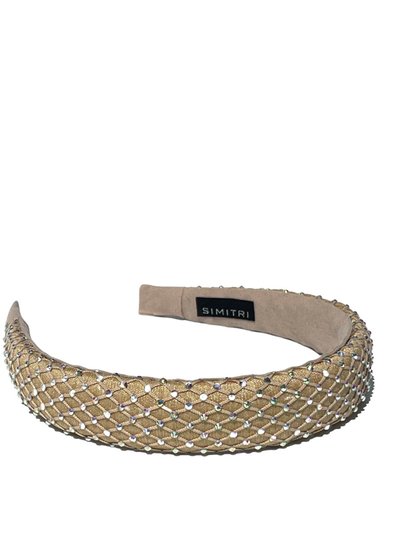 Simitri Beige Fishnet Headband product
