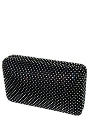 Black Fishnet Clutch