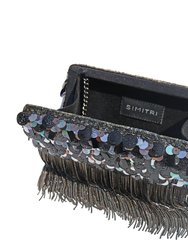 Black Shimmy Ombre' Clutch