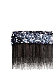 Black Shimmy Ombre' Clutch - Black