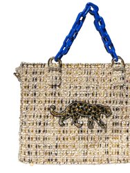 Cheetah Tote - Brown - Brown