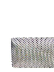 Diamond Fishnet Crystal Clutch - Diamond