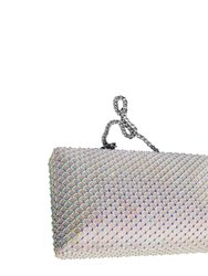 Diamond Fishnet Crystal Clutch