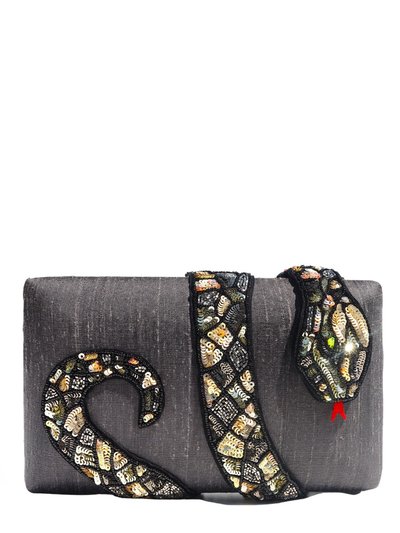 Simitri Gray Kaa Clutch product