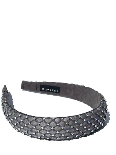 Simitri Grey Fishnet Headband product
