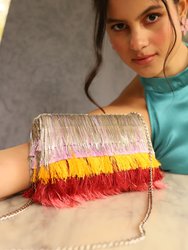 Pina Colada Ombre Clutch