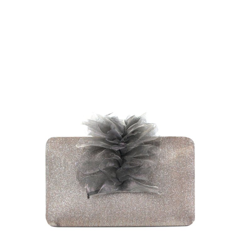 Silver Angel Clutch - Silver