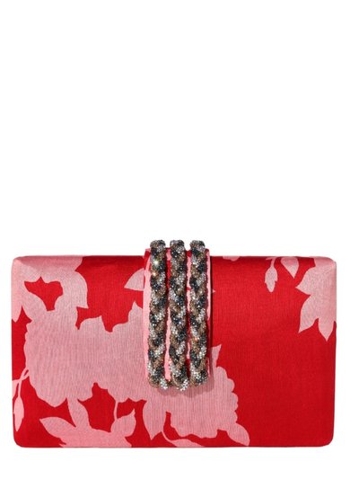Simitri Spring Bloom Braided Fringe Clutch product