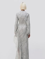 Alda Long Sleeves Cascade Gown