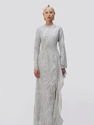 Simkhai Alda Long Sleeves Cascade Gown product