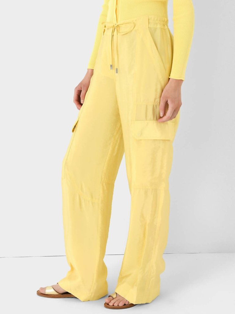 Aurora Parachute Utility Pant In Sulfur