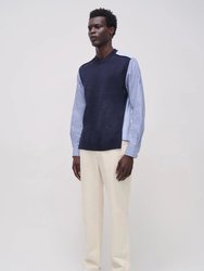 Benji Knit Woven Combo Shirt