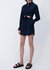 Colbi Cotton Poplin Mini Shirt Dress - Midnight