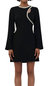 Katharine Diamante Dress - Black