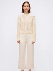 Lindsay Long Sleeve Pullover - Ivory