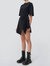 Livia Wrap Mini Dress In Black