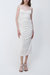 Moira Broderie Anglaise Jersey Bustier Dress - White
