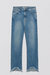 River High Rise Straight Crop Jeans