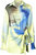 Women Larson Long sleeves Wrap Acetate Collared Minidress Marina Blueprint