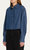 Women Renata Collared Cropped Button Up Front Shirt Baltic - Blue