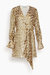 Women's Camryn Long Sleeve Mini Dress In Gold