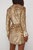 Women's Camryn Long Sleeve Mini Dress In Gold