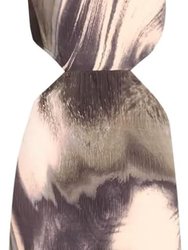 Womens Maci Dress Halter Neck Pleated Design Cut Out - Black