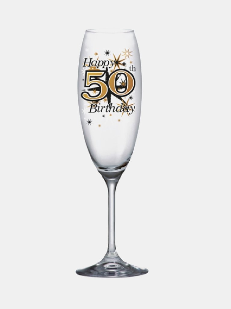 Keepsakes 50th Champagne Flute - Clear (One Size)