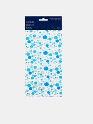 Printed Tissue Paper Pack Of 12 - One Size - Blue
