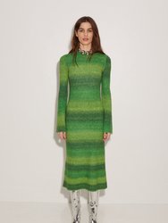 Axon Dress In Gummy Green Multi - Gummy Green Multi