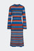 Axon Dress In Matisse Blue Multi - Matisse Blue Multi