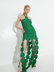 Beep Beep Dress In Gummy Green - Gummy Green