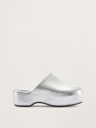 Bubble Clog In Silver - Silver