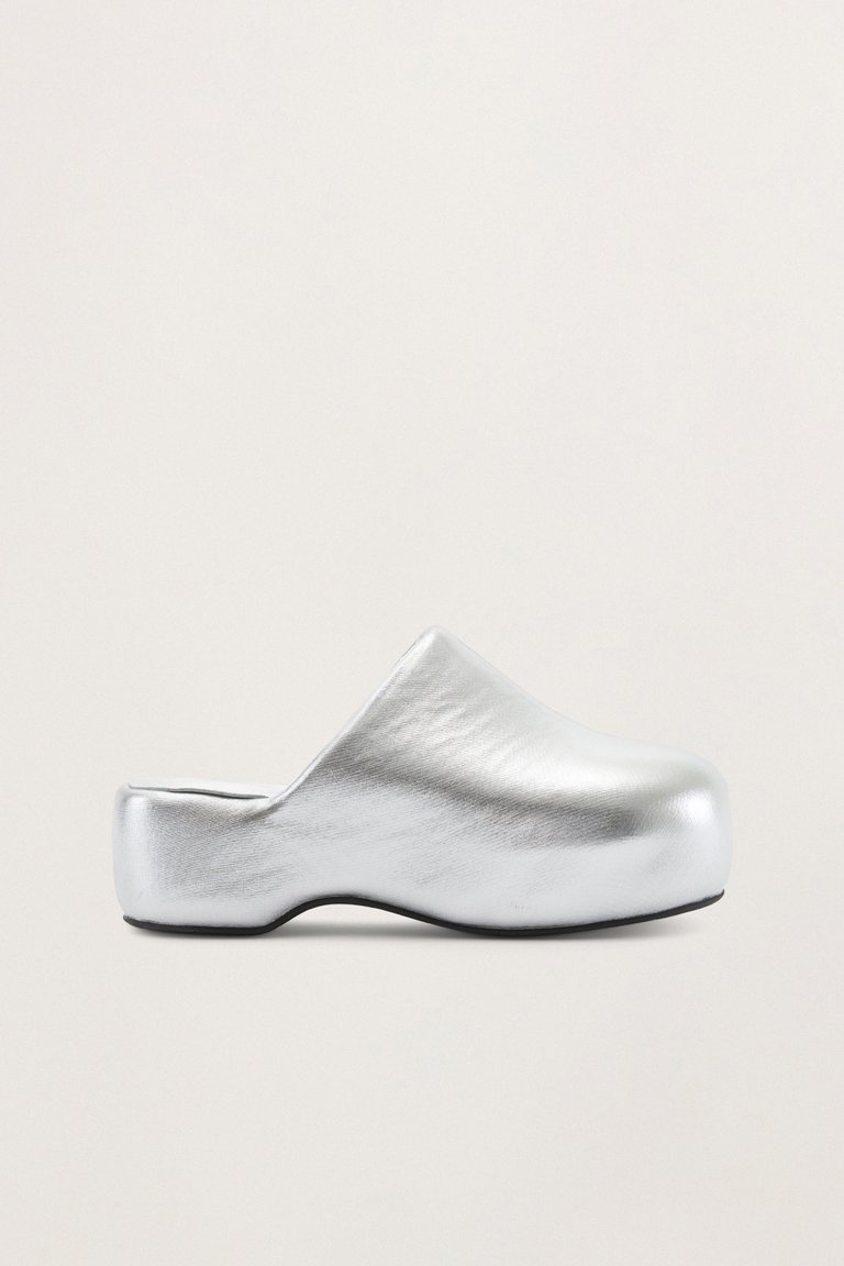 Bubble Clog In Silver - Silver