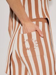 Jabber Pant in Tan Stripe