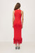 Knits By Albers Dress In Cherry