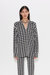 Knits By Blaz Jacket In Windowpane - Windowpane