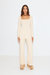 Knits By Jabber Pant In Cream - Cream